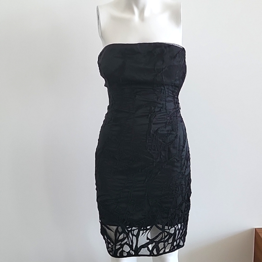Allsaints Iree strapless lace dress